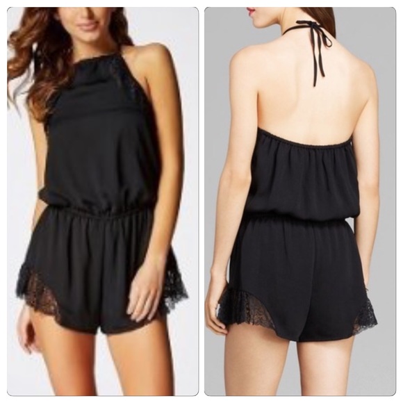 Guess Lace Halter Romper - Picture 2 of 8
